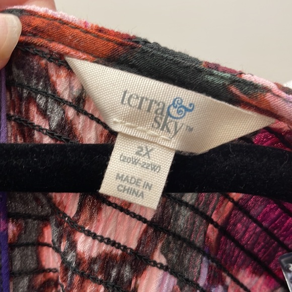 100% Cotton Long Sleeve Floral Dress - Picture 10 of 14